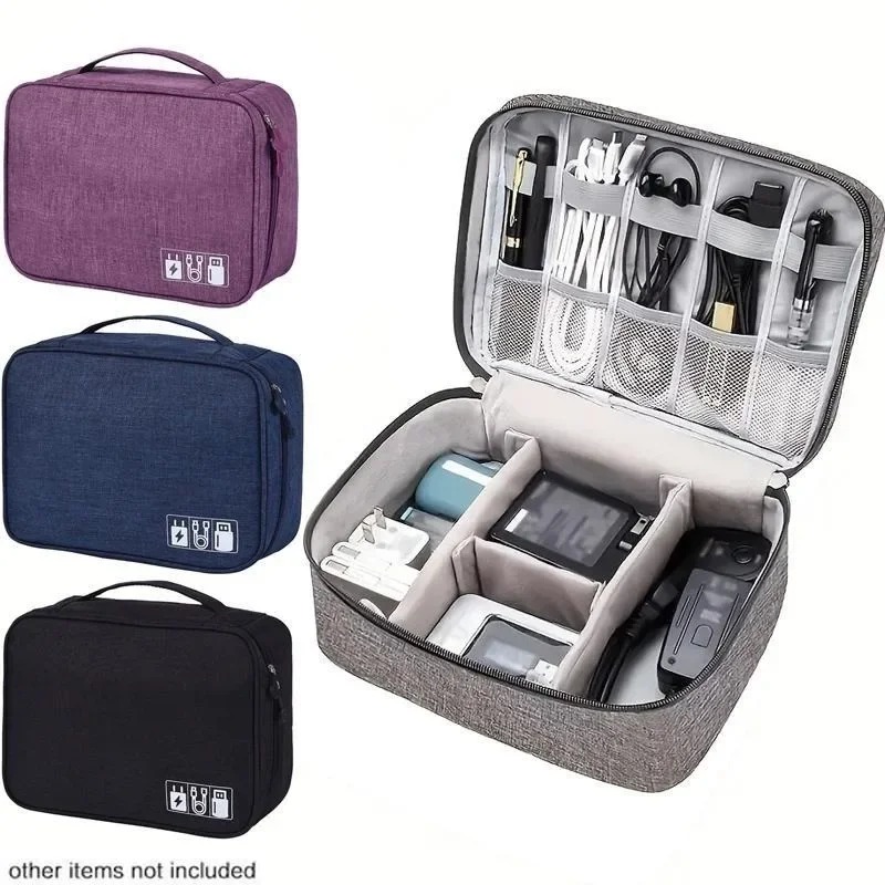 Tech Accessories For Travel - Organizer Elettronico da Viaggio, Custodia Impermeabile