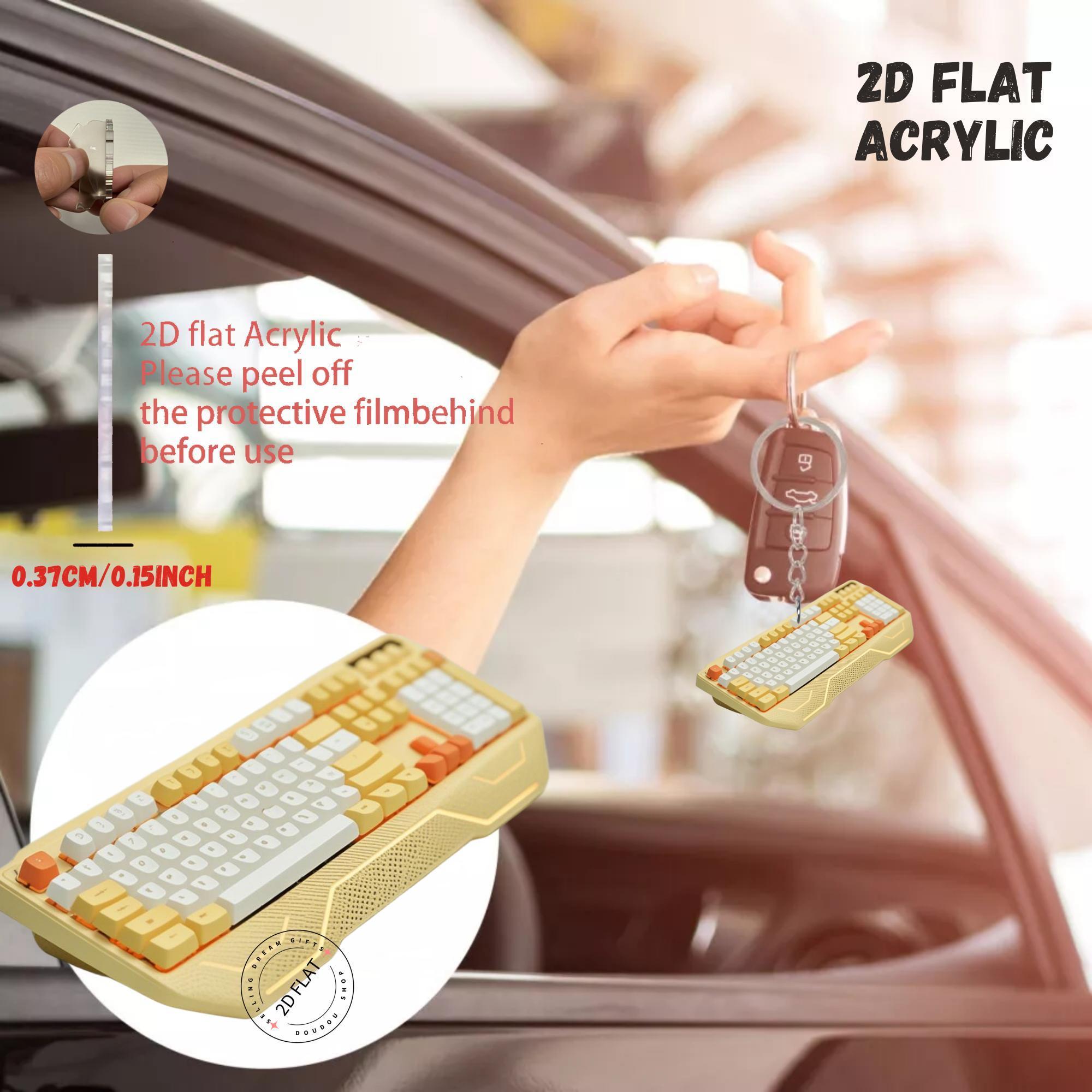 Portachiavi in Acrilico a Form - Tech Keychain Accessories recensione e prezzo