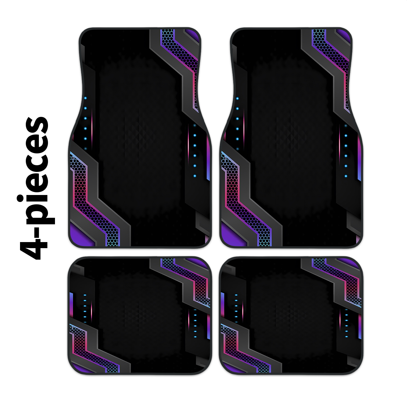 4 tappetini per auto stampati  - Tech Accessories Luxury recensione e prezzo