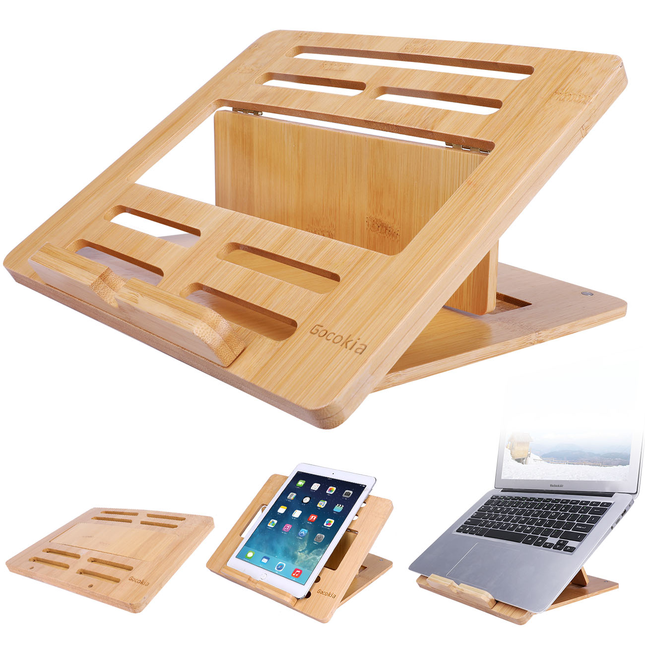 Supporto per Notebook portatil - Laptop Stand Bamboo recensione e prezzo