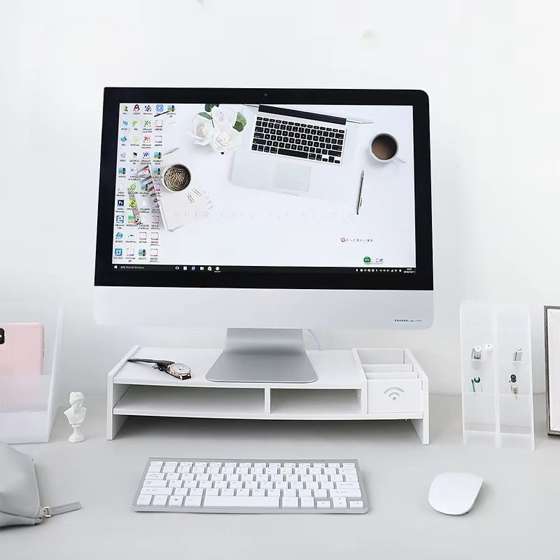 Supporto Salvaspazio a 2 Livel - Laptop Stand Bamboo recensione e prezzo